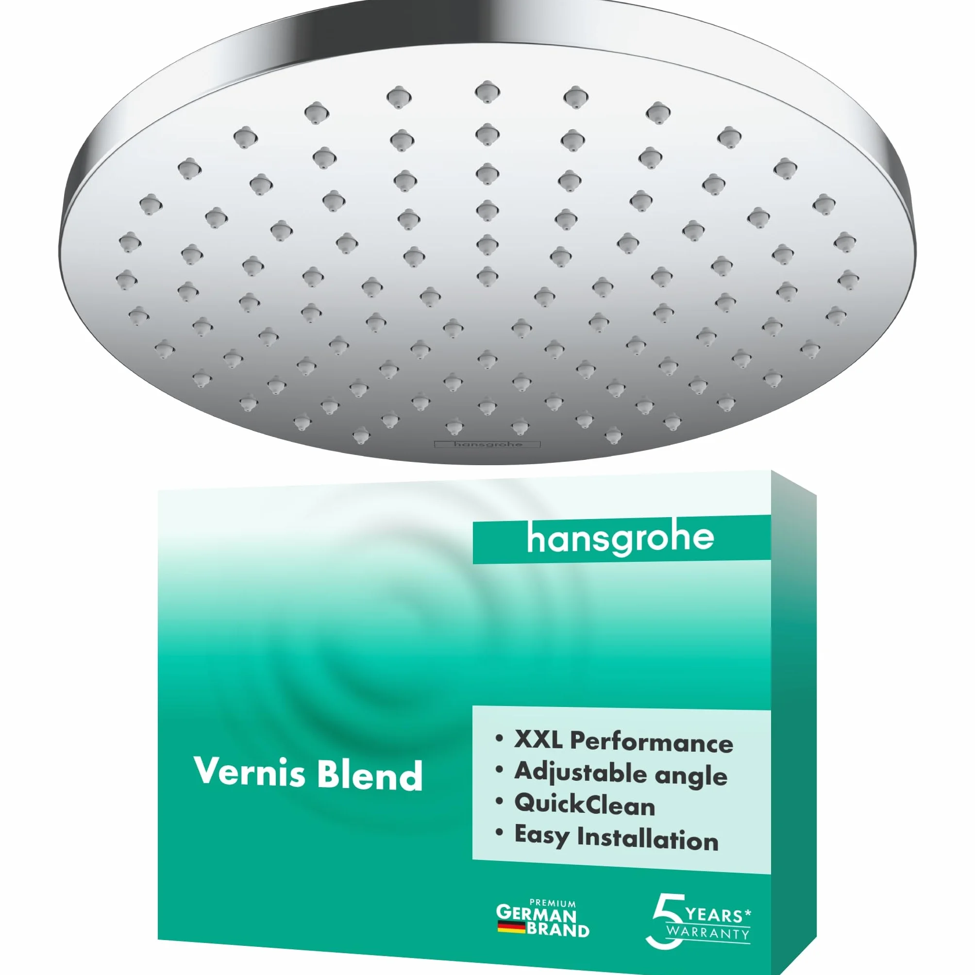 Hansgrohe Vernis Blend Głowica prysznicowa 200 1-strumieniowa, chrom, 26271000