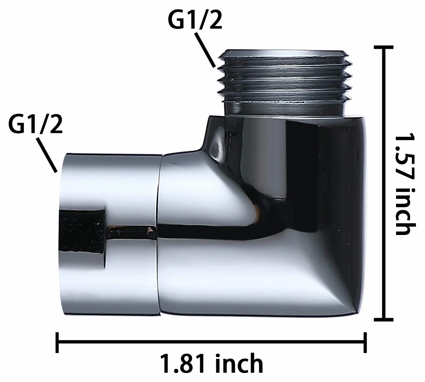 Adapter do łokcia głowicy prysznicowej, przedłużenie ramienia prysznicowego (90 stopni)