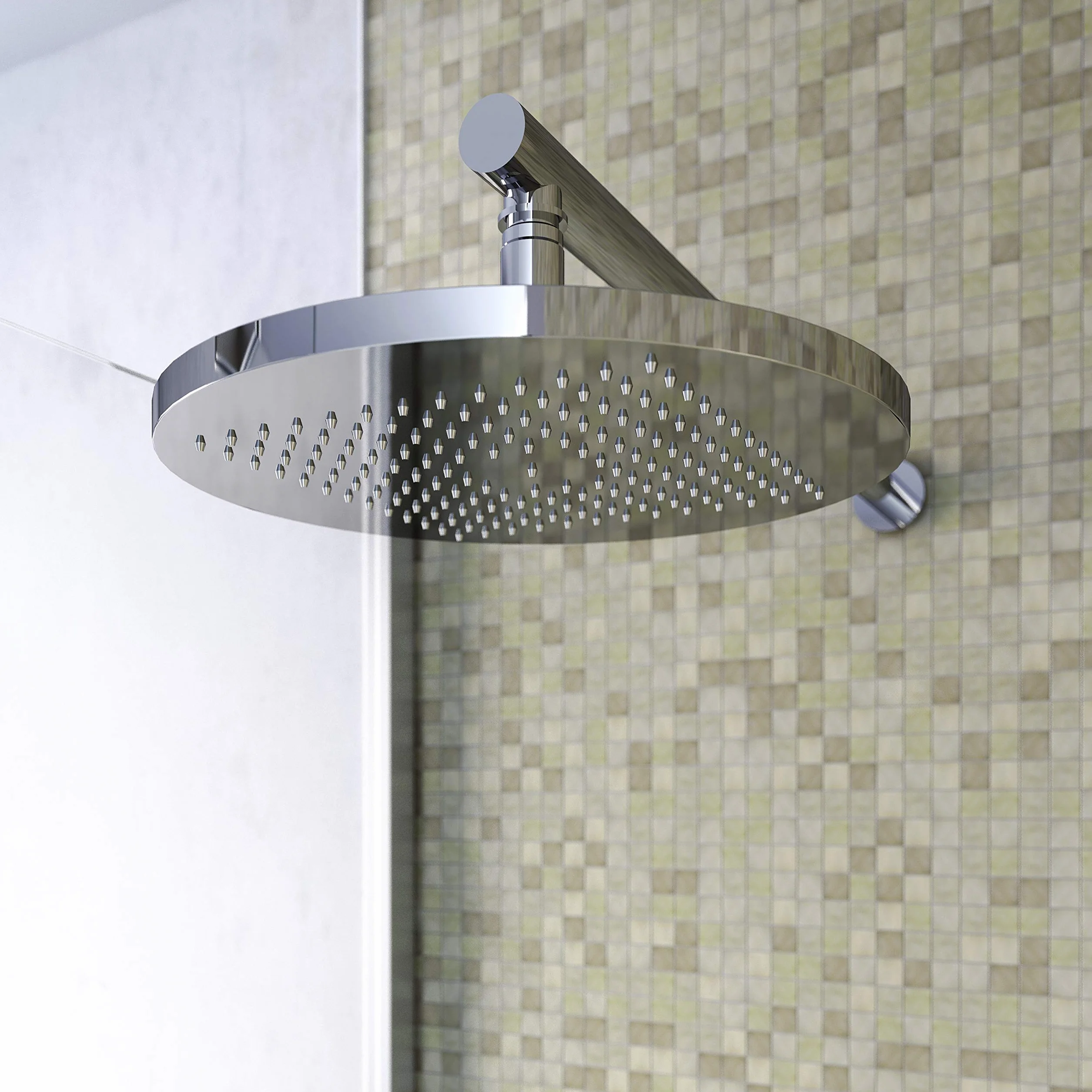 Bristan FHC ABRD01 C 200 mm ABS okrągła stała głowica - chromowana