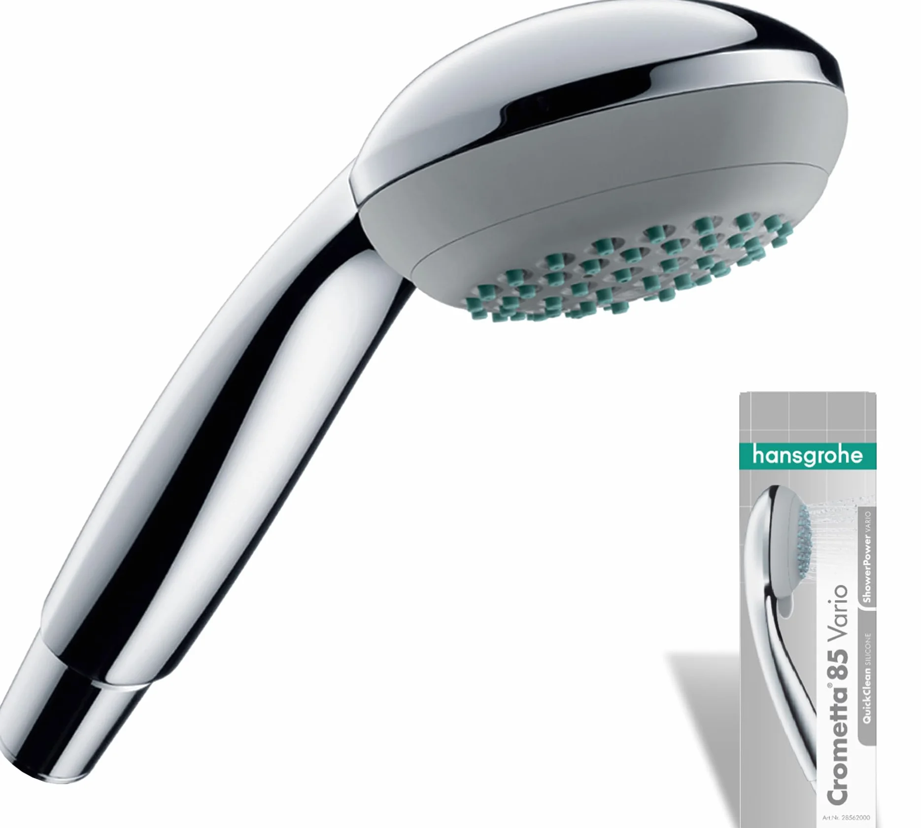 Hansgrohe Crometta 85 Głowica Prysznicowa, Srebrny, 18.9 x 8.5 x 16.6 cm