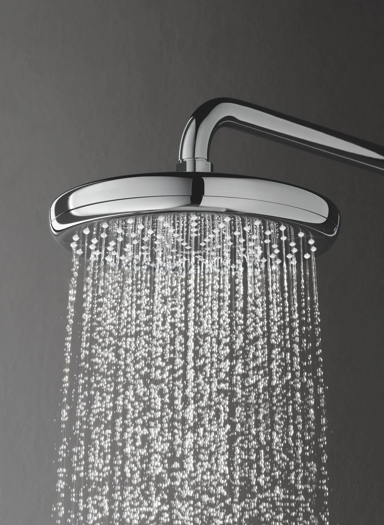 GROHE Vitalio Start 210 | słuchawka prysznicowa | idealny obraz strumieniowy | chrom | 26415000, Ø 210 mm