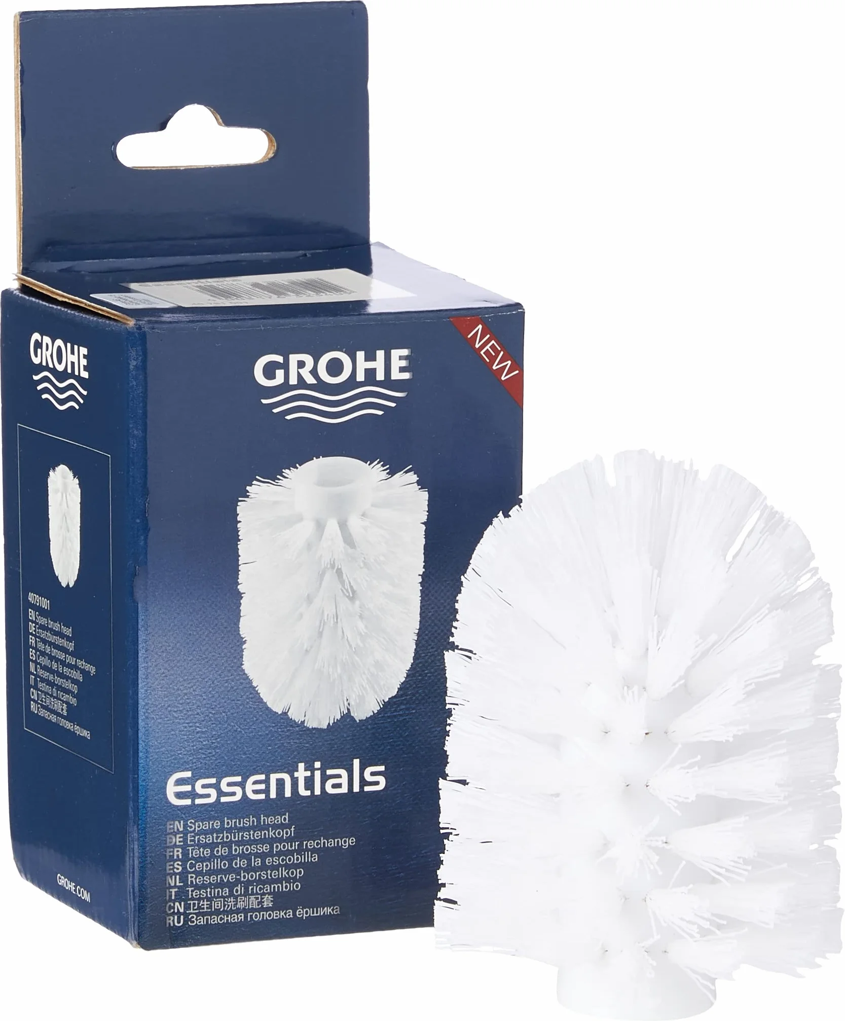 GROHE Essentials Accessories Wymienna główka szczoteczki do kąpieli, biała, 40791001, biała